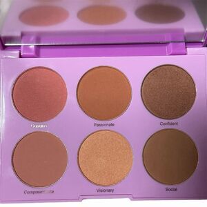 REALHER You Are Brilliant Blush Palette 6 Shades Versatile & Blendable